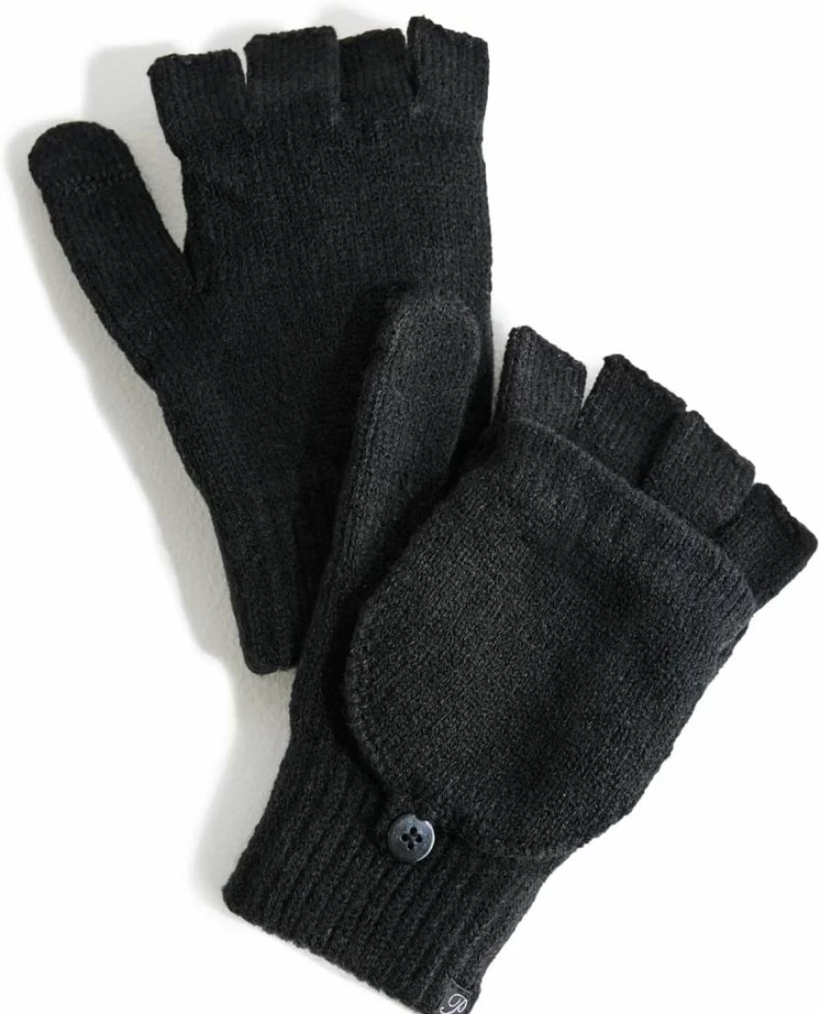 Plush Women's Fleece-Lined Texting Gloves - Soft Winter Mittens with Touchscreen Fingers