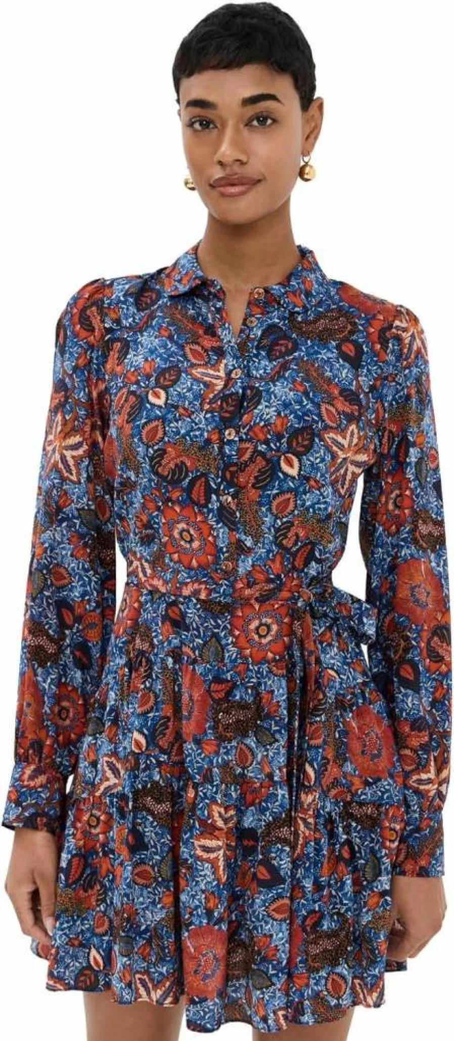 Ulla Johnson Women's Aliya Dress - Floral Printed Bohemian Maxi Dress for Women