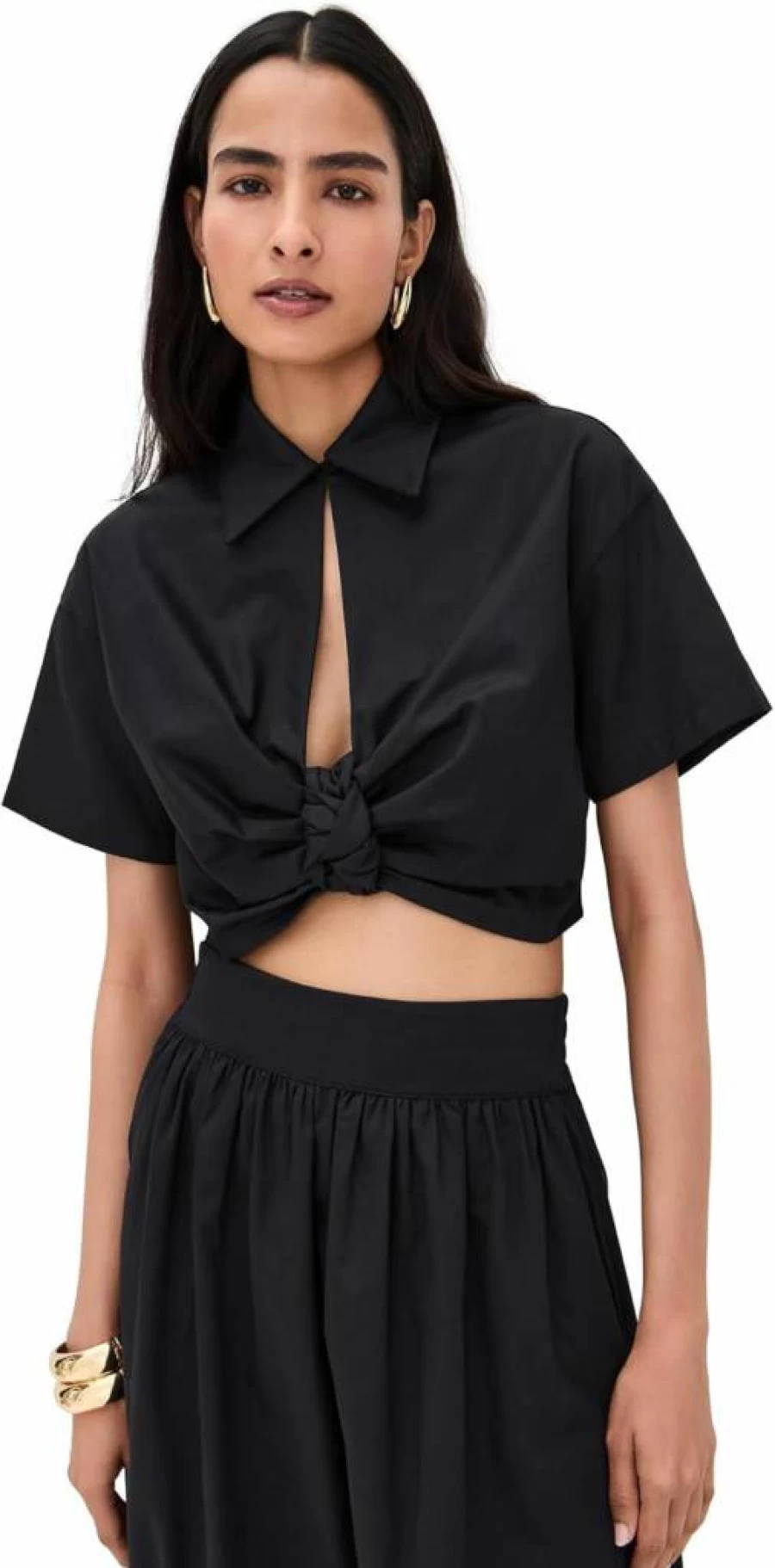 De Loreta Women's Myriam Blouse - Elegant Feminine Top for Casual & Formal Wear