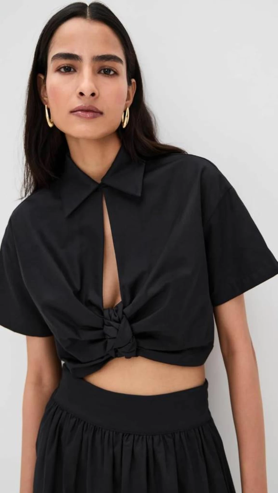 De Loreta Women's Myriam Blouse - Elegant Feminine Top for Casual & Formal Wear