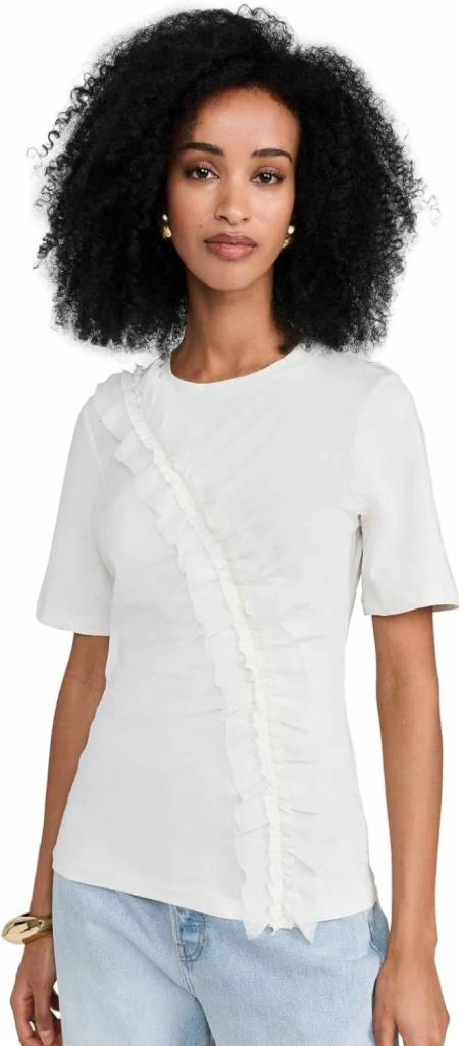 Ulla Johnson Women's Vivi Top - Floral Embroidered Blouse for Women