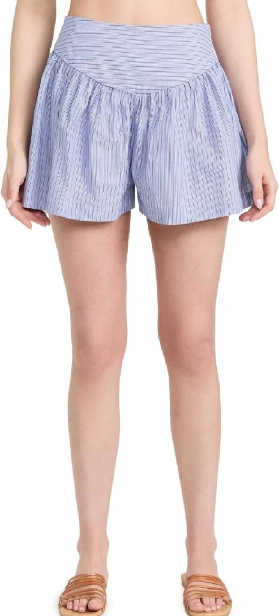 Ciao Lucia Women's Abia High-Waisted Linen Shorts - Summer Casual Comfort Fit