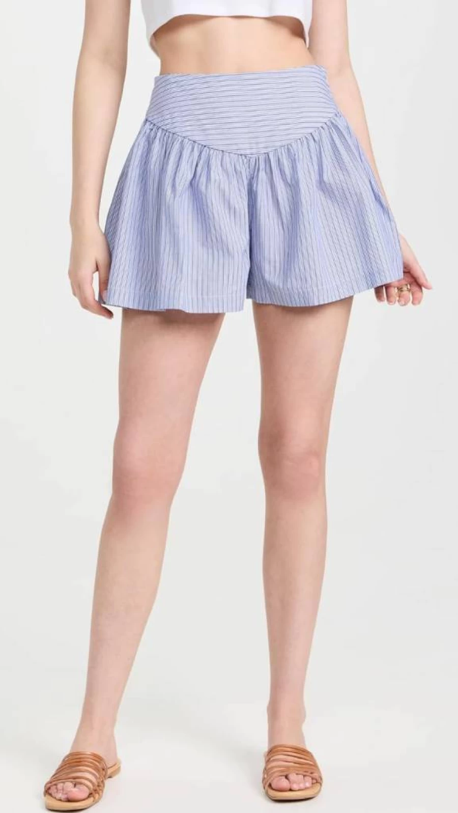 Ciao Lucia Women's Abia High-Waisted Linen Shorts - Summer Casual Comfort Fit