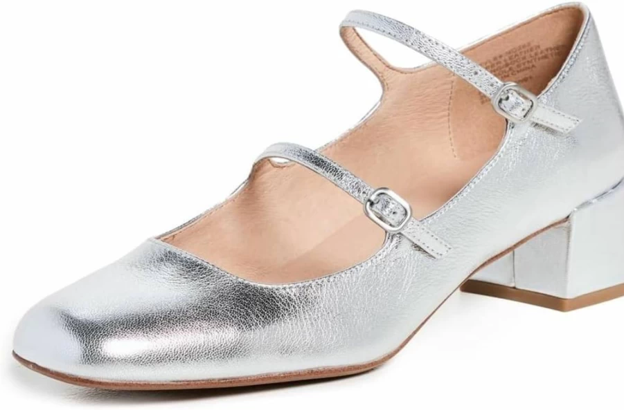 Madewell Women's Nettie Heeled Mary Jane Pumps - Classic Heels for Women