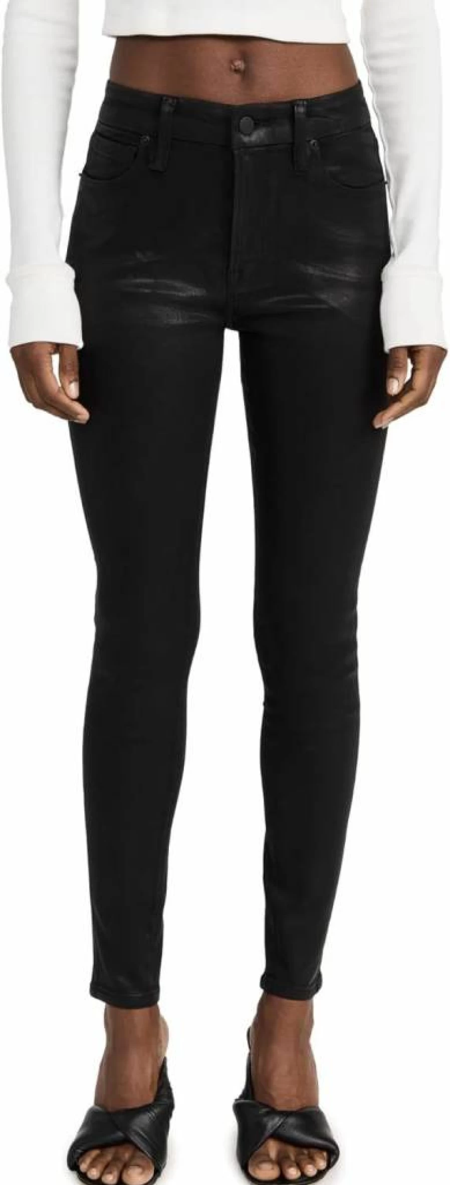 Good American Women's Good Legs Jeans - High-Waisted Slim Fit Stretch Denim for Women