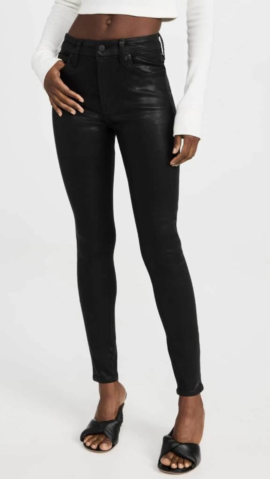 Good American Women's Good Legs Jeans - High-Waisted Slim Fit Stretch Denim for Women