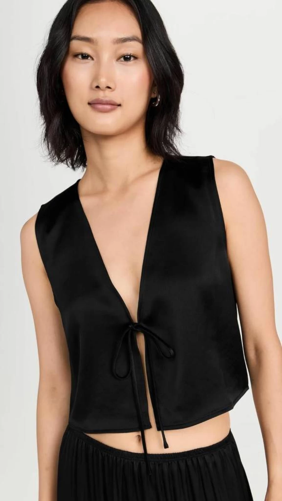Leset Women's Barb Tie-Front Top - Stylish Casual Blouse for Women