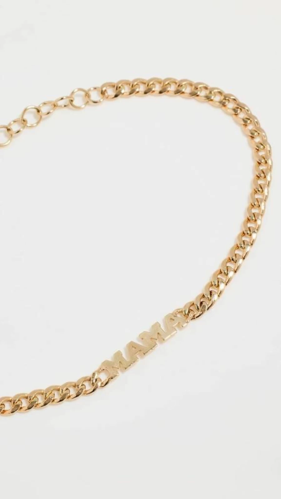 ZOE CHICCO Mama Bracelet for Women - Minimalist Gold Dainty Chain Bracelet