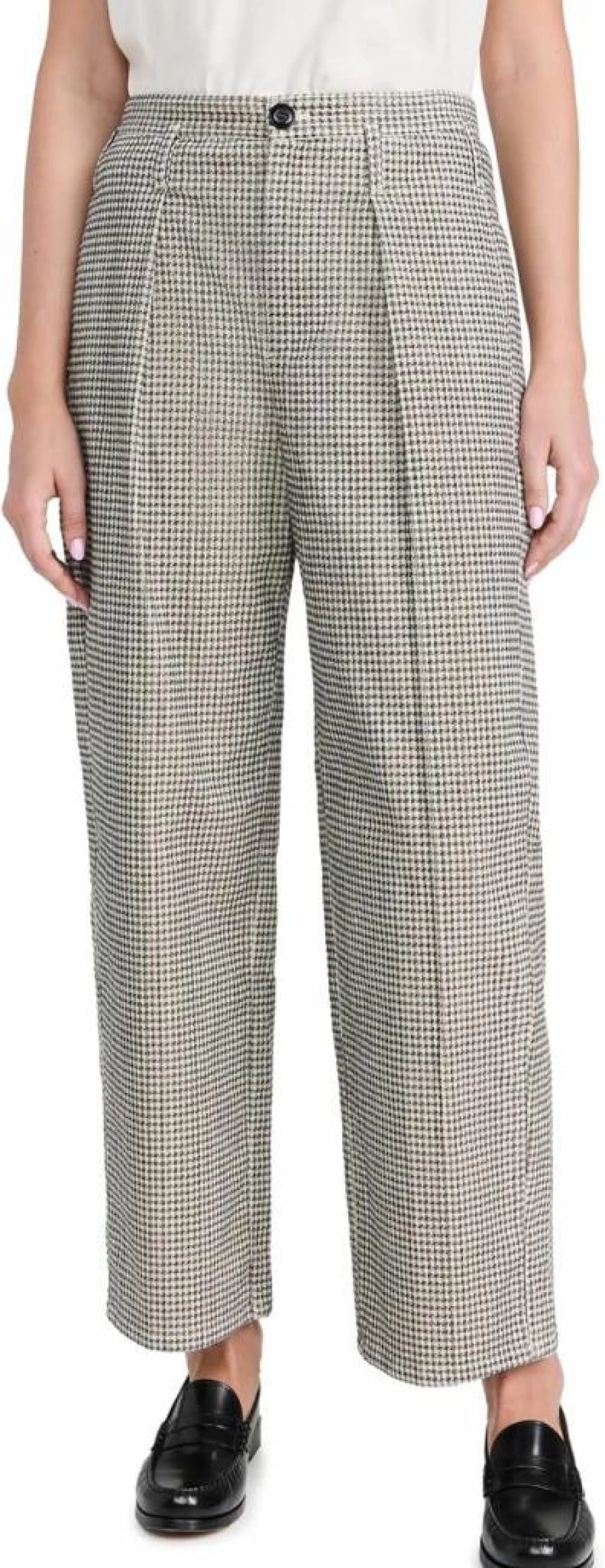 THE GREAT Women's Parker Corduroy Pants - High-Waisted Vintage Style Corduroy Trousers