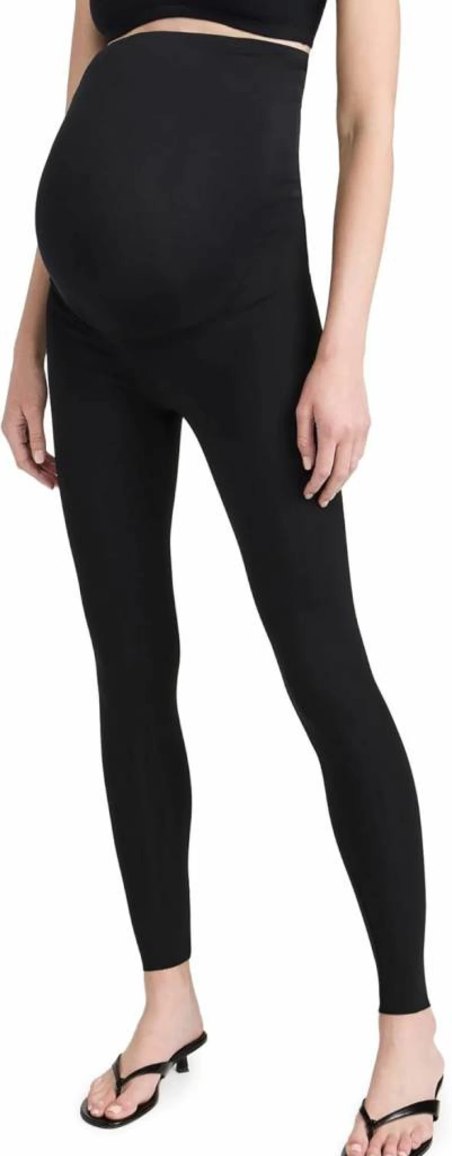 Commando Women's High-Waisted Maternity Leggings - Soft Stretch Neoprene for Comfort & Support