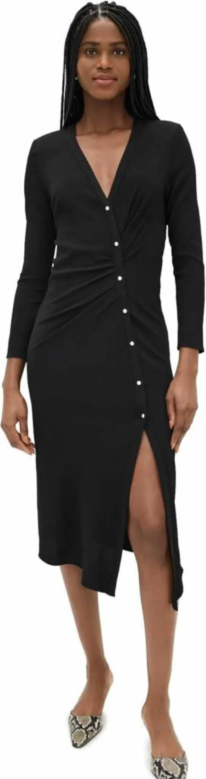 ba&sh Women's Tango Floral Print Midi Dress - Elegant French Designer Boutique Style