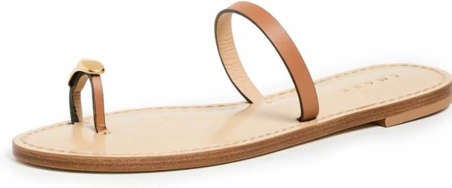 Amanu Women's Kibera Comfortable Leather Sandals – Lightweight & Stylish Summer Footwear