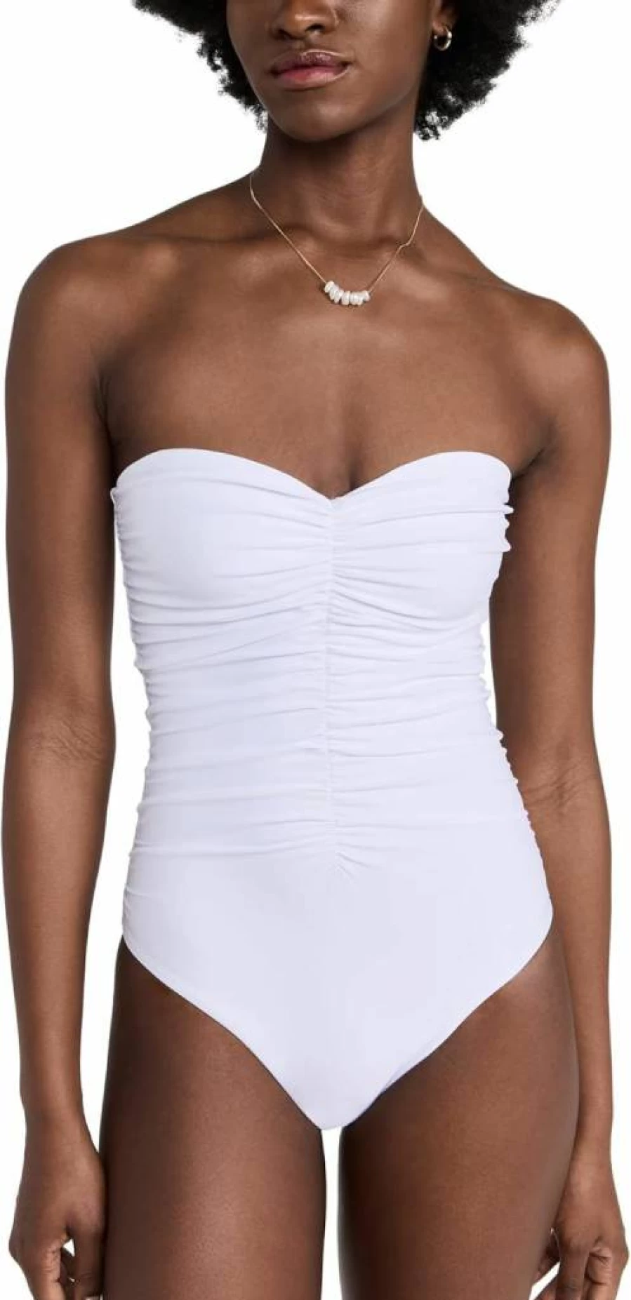 JADE Swim Yara One Piece Women's Sustainable High-Cut Swimsuit | Eco-Friendly Luxury Swimwear