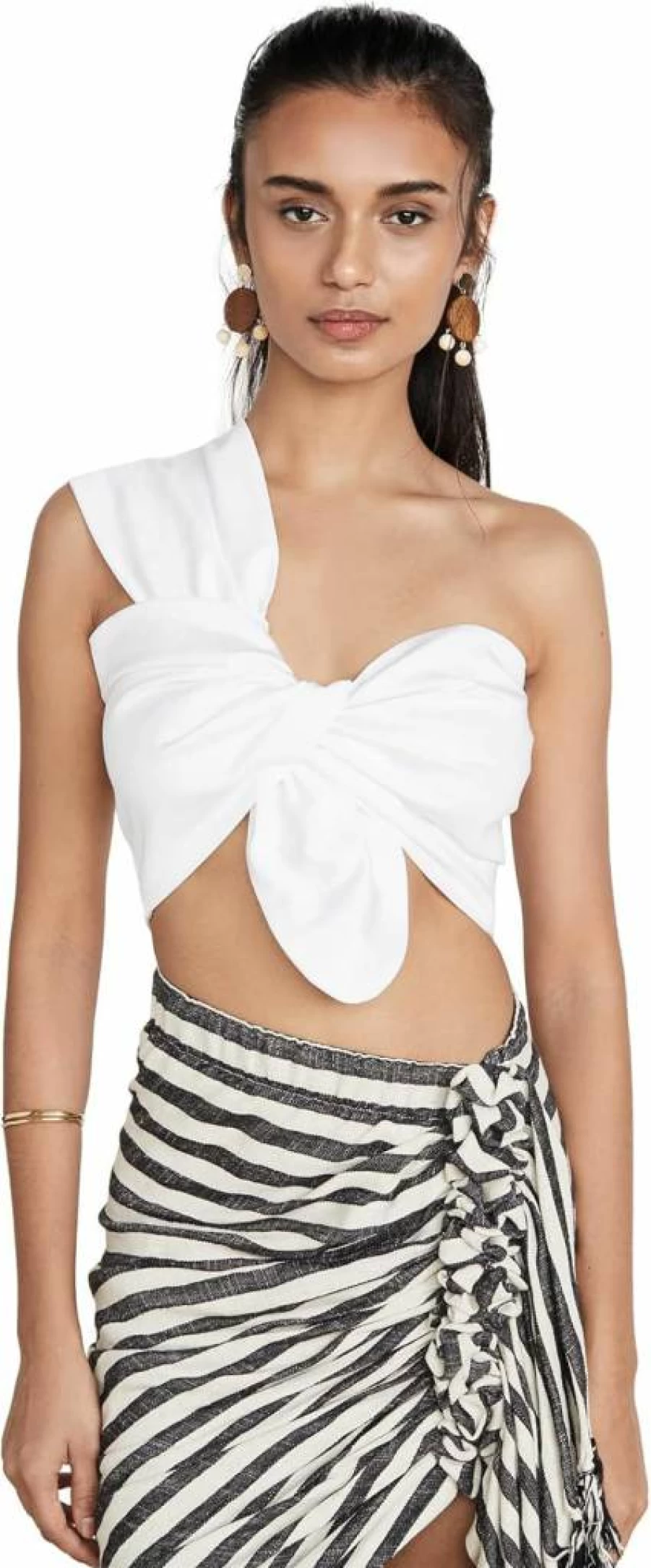 Just Bee Queen Women's Solid Bandeau Top - Stretchy Summer Crop Tube Top for Women
