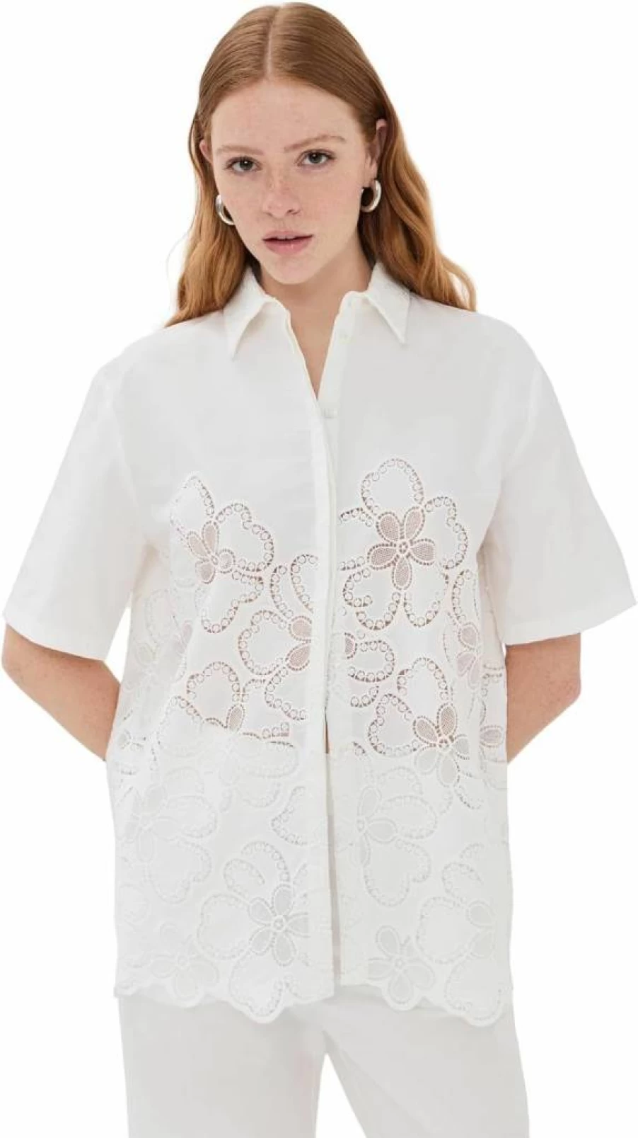 Borgo de Nor Women's Akari Top - Stylish Casual Blouse for Women