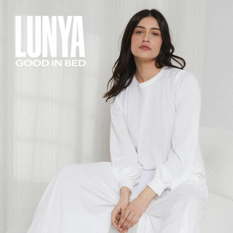 Lunya Women's Organic Pima Cotton Wide Leg Lounge Pants for Comfort & Style