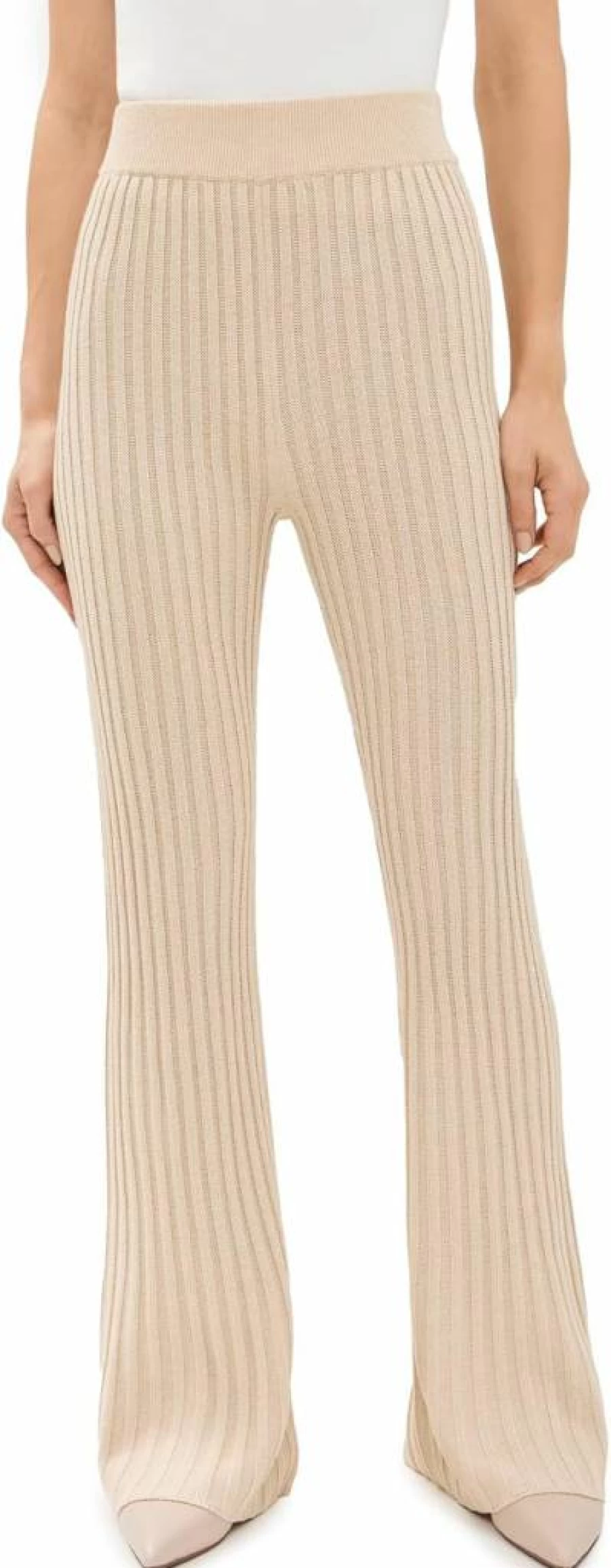 ba&sh Women's Juston High-Waisted Wide-Leg Pants - Premium French Designer Trousers for Women