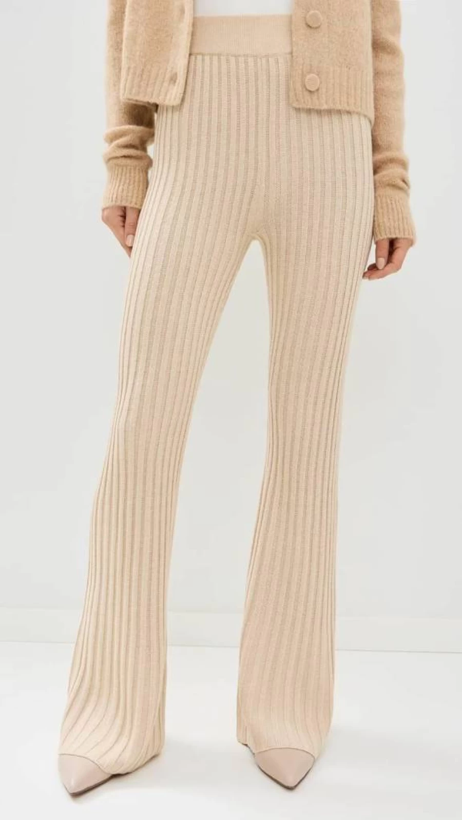 ba&sh Women's Juston High-Waisted Wide-Leg Pants - Premium French Designer Trousers for Women