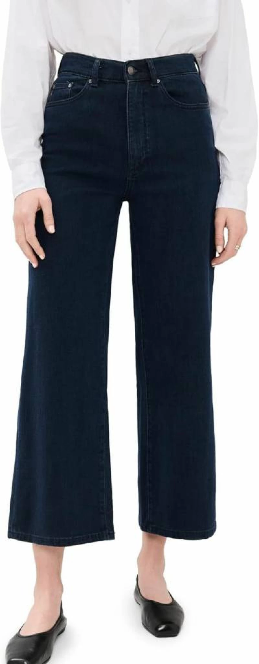 DL1961 Women's Hepburn High Rise Wide Leg Jeans - Sustainable Denim