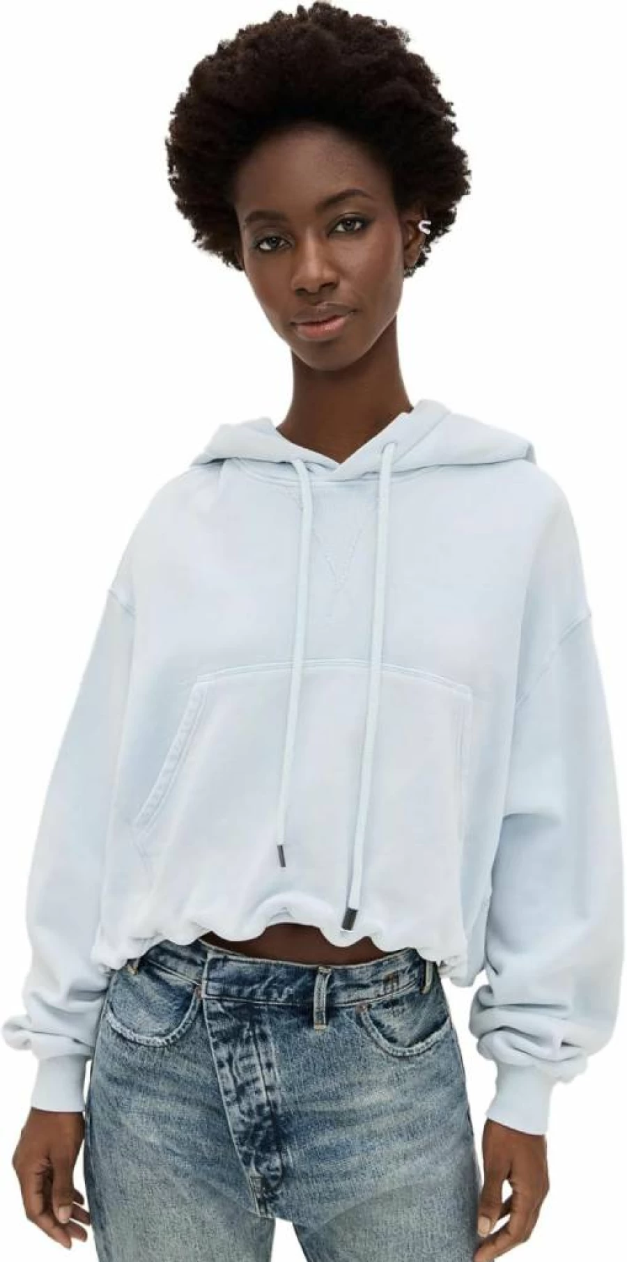 R13 Women's Oversized Popover Hoodie - Stylish Comfort & Streetwear Fashion