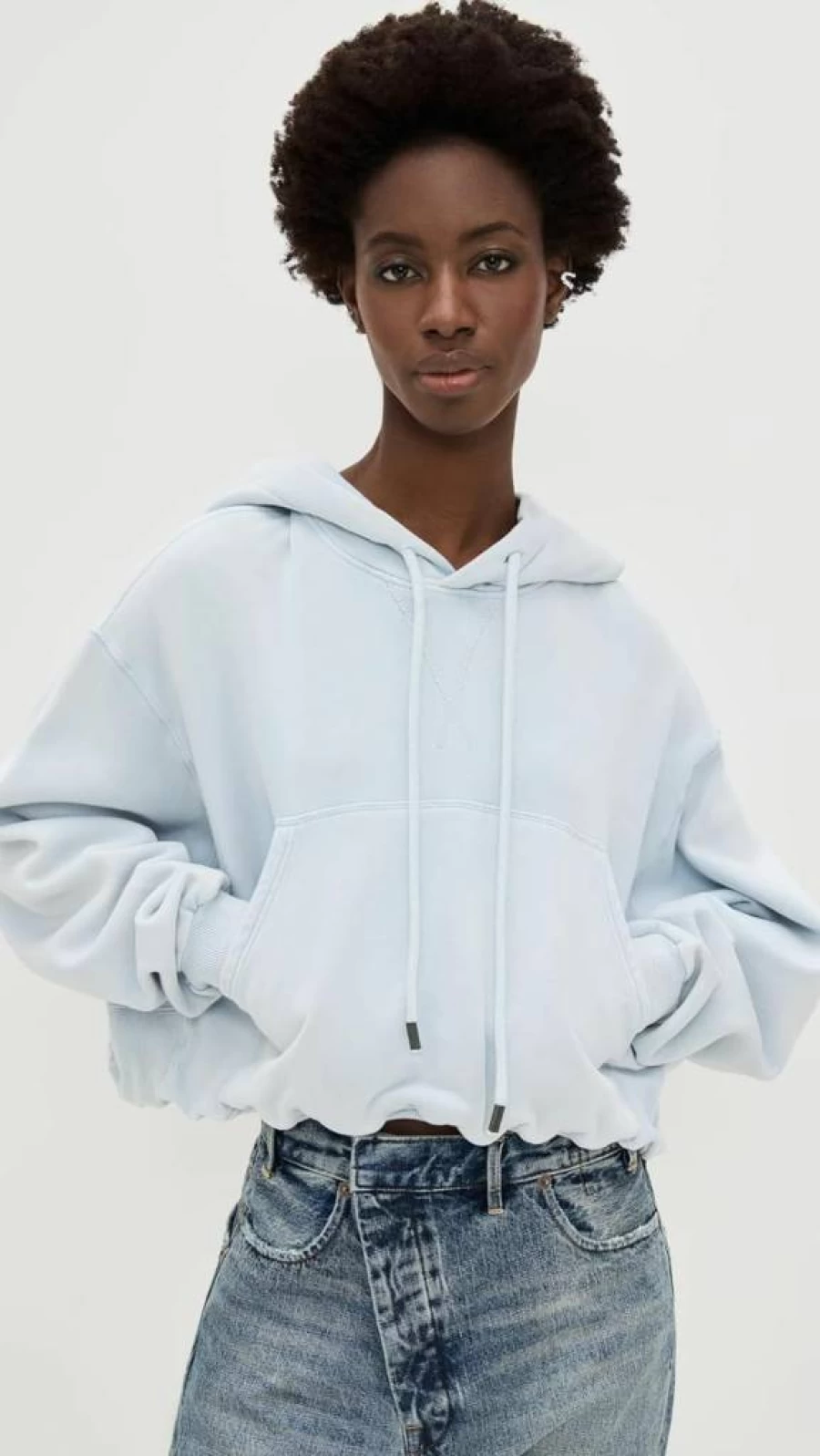 R13 Women's Oversized Popover Hoodie - Stylish Comfort & Streetwear Fashion