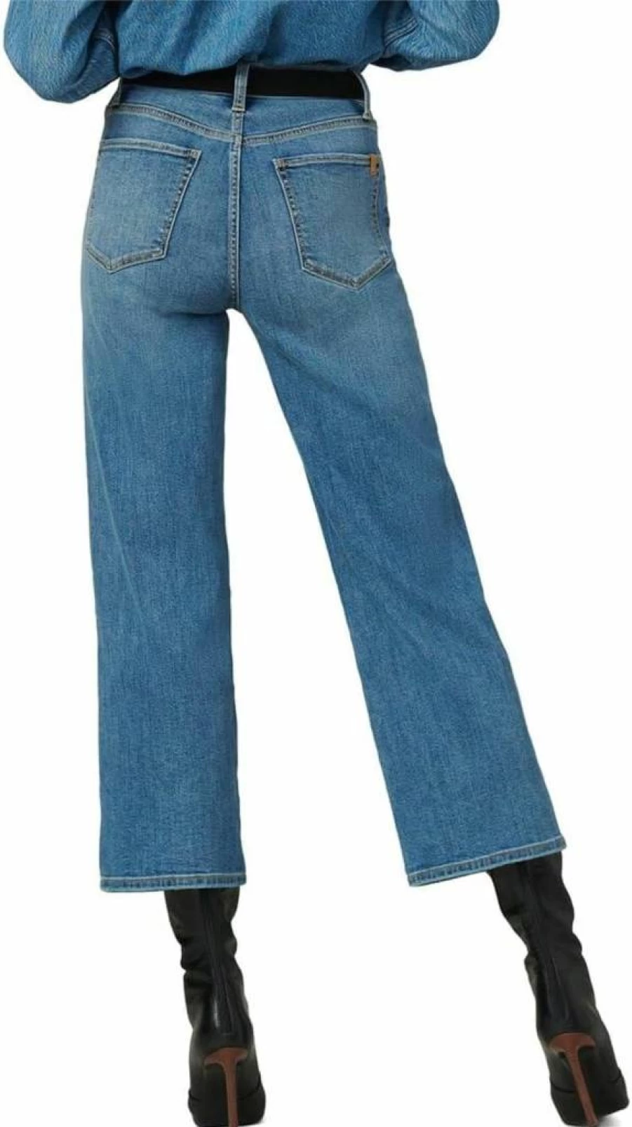 Joe's Jeans Women's High Rise Wide Leg Crop - The Blake Denim