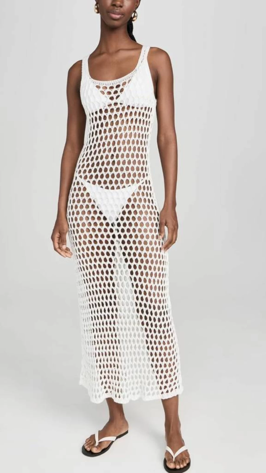 ViX Paula Hermanny Women's Nicole Knit Long Beach Coverup Dress