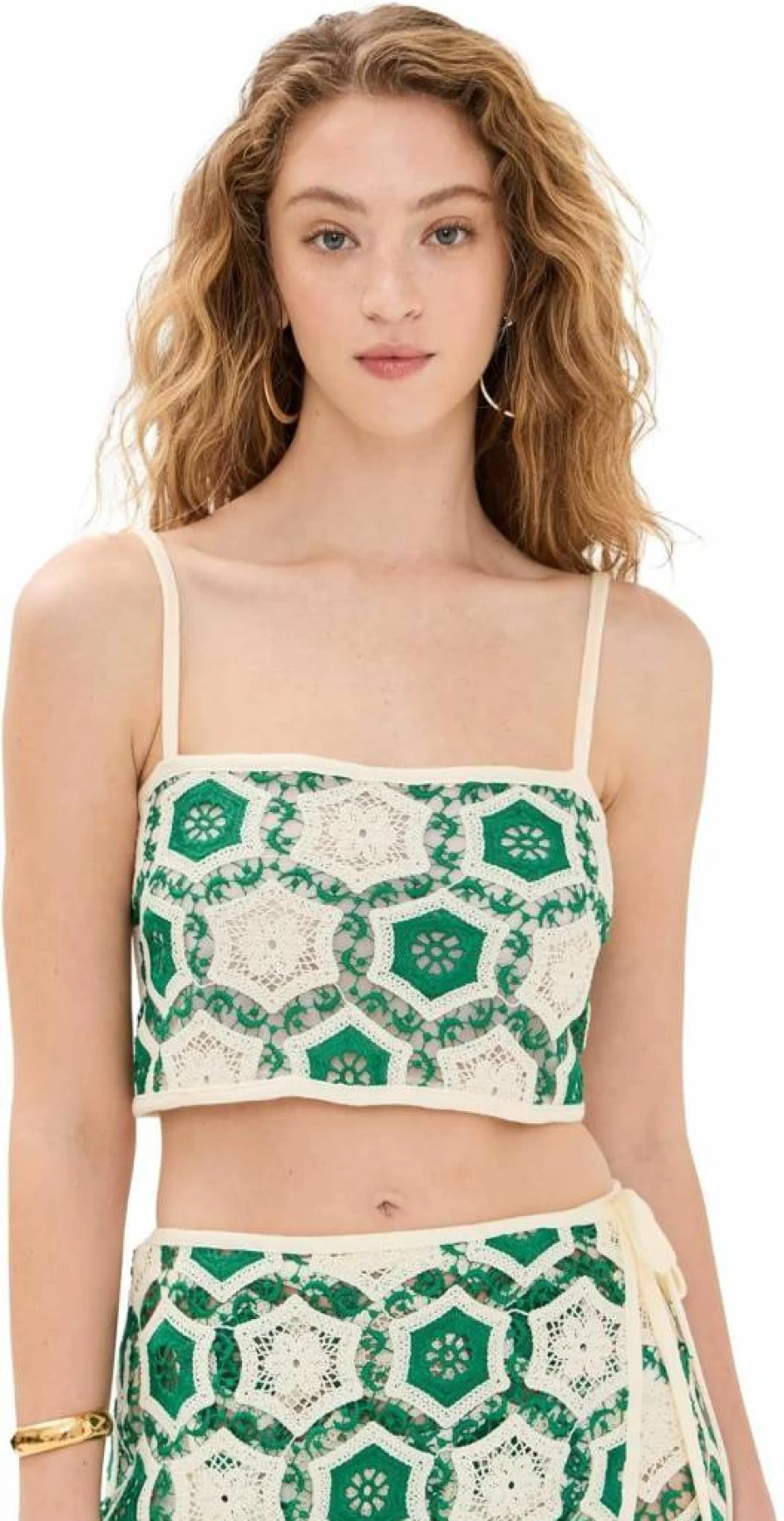 AGUA BENDITA Women's Vicky Ventura Blouse - Stylish Floral Printed Top for Women