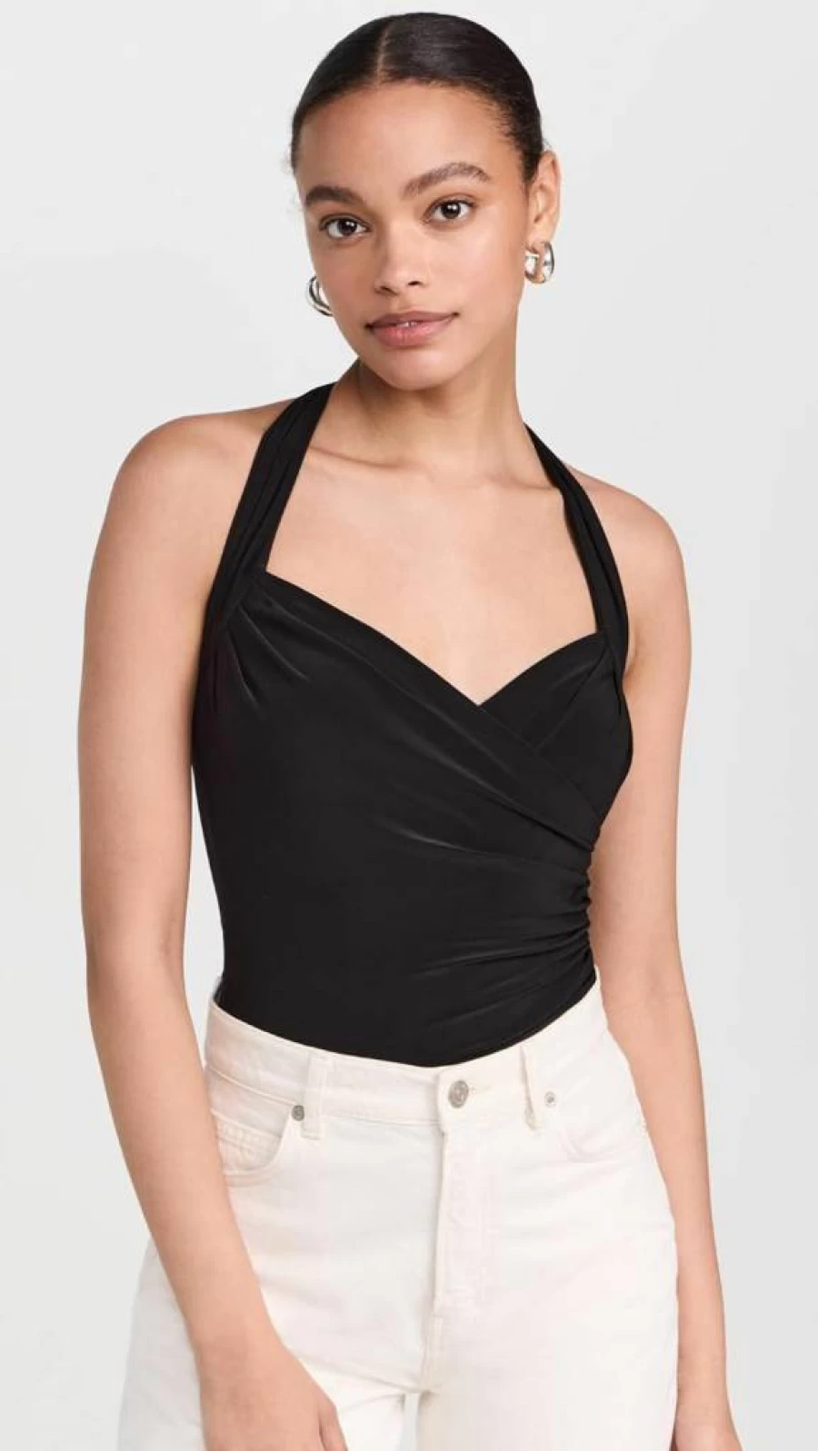 Norma Kamali Women's Cayla Bodysuit - Slim-Fit Stretch Jersey One-Piece for Women