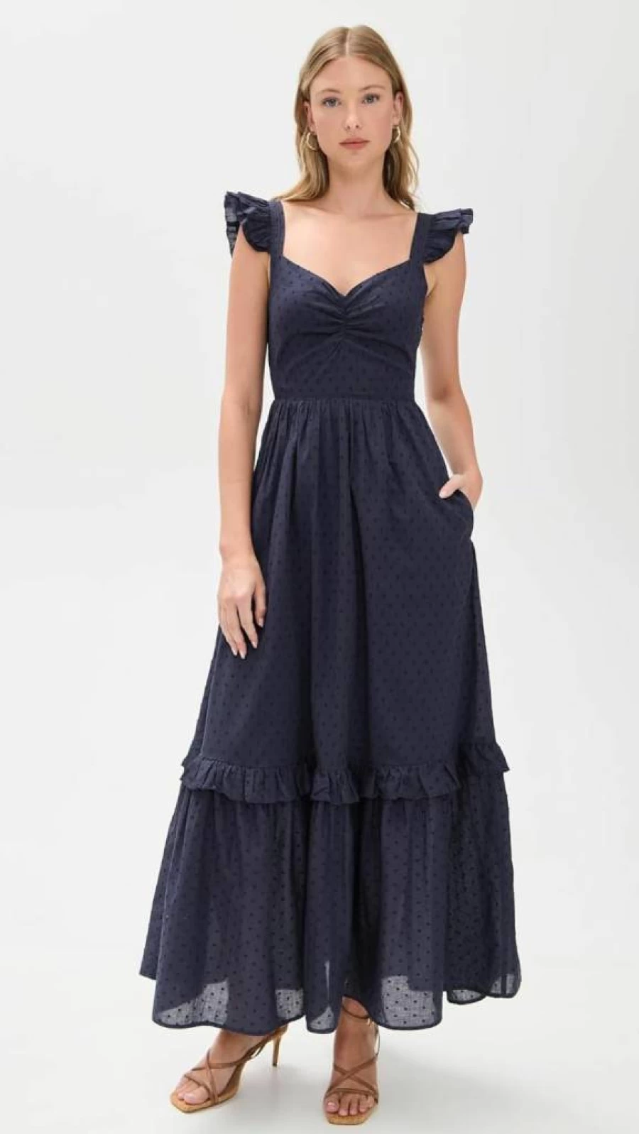 Cleobella Women's Nica Maxi Dress - Boho Chic Flowy Summer Beach Dress