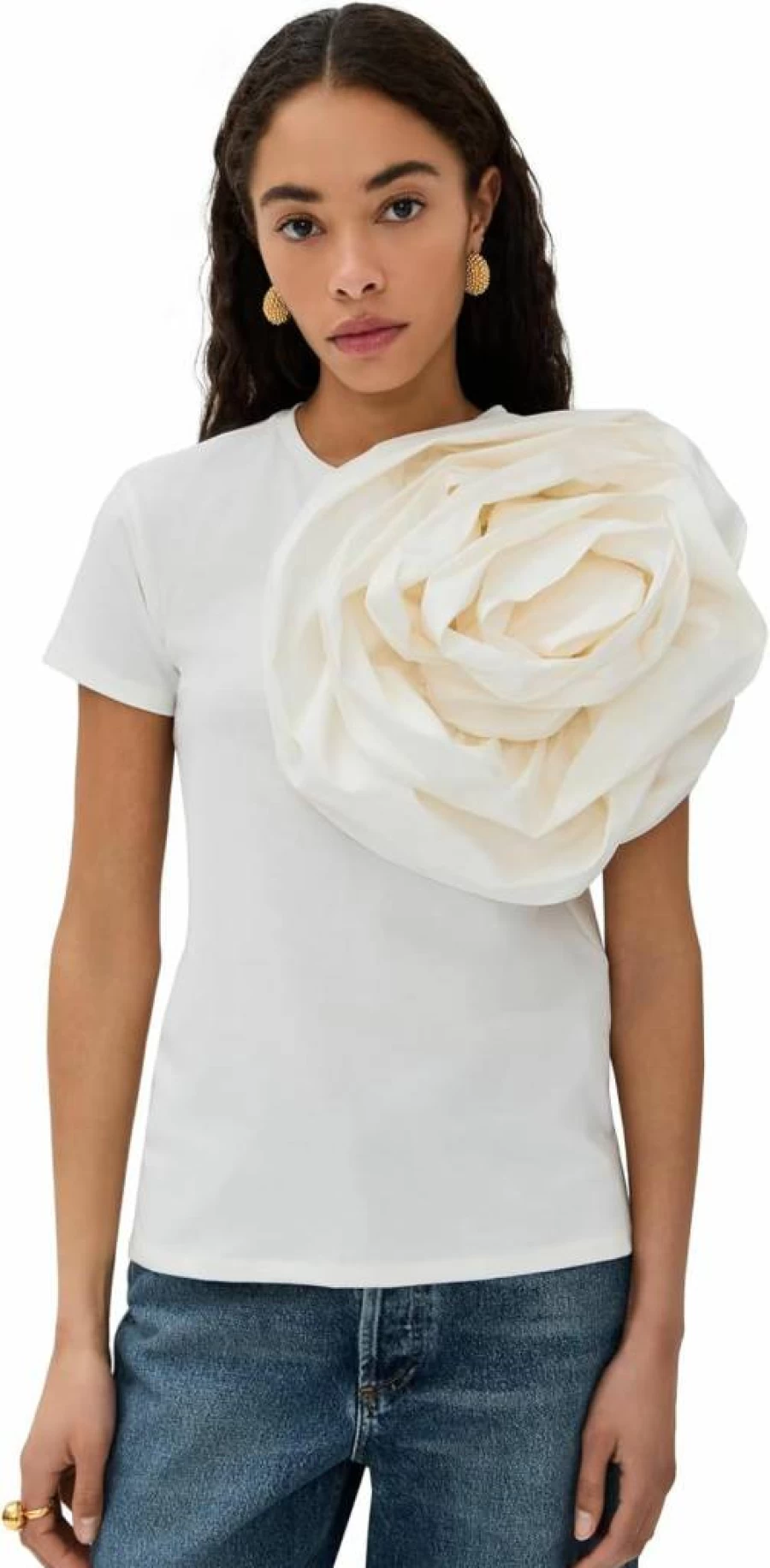 By Efrain Mogollon Women's Rosa Cotton T-Shirt - Soft Casual Tee