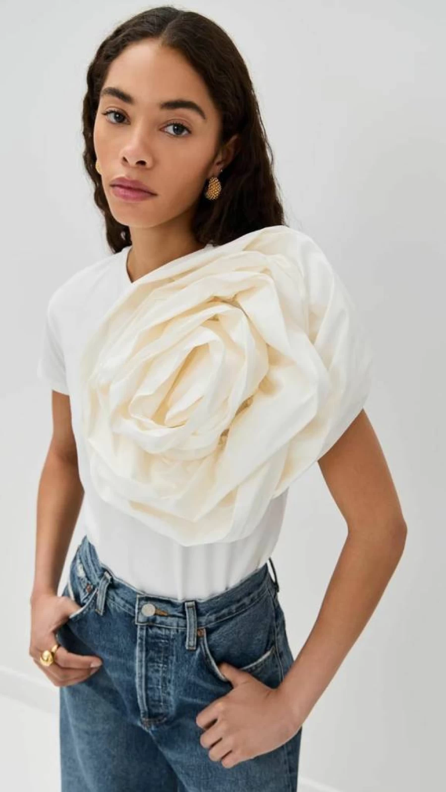 By Efrain Mogollon Women's Rosa Cotton T-Shirt - Soft Casual Tee