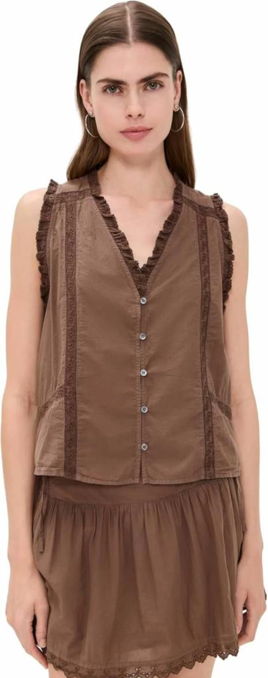 XIRENA Women's Louise Top - Stylish Casual Blouse for Women