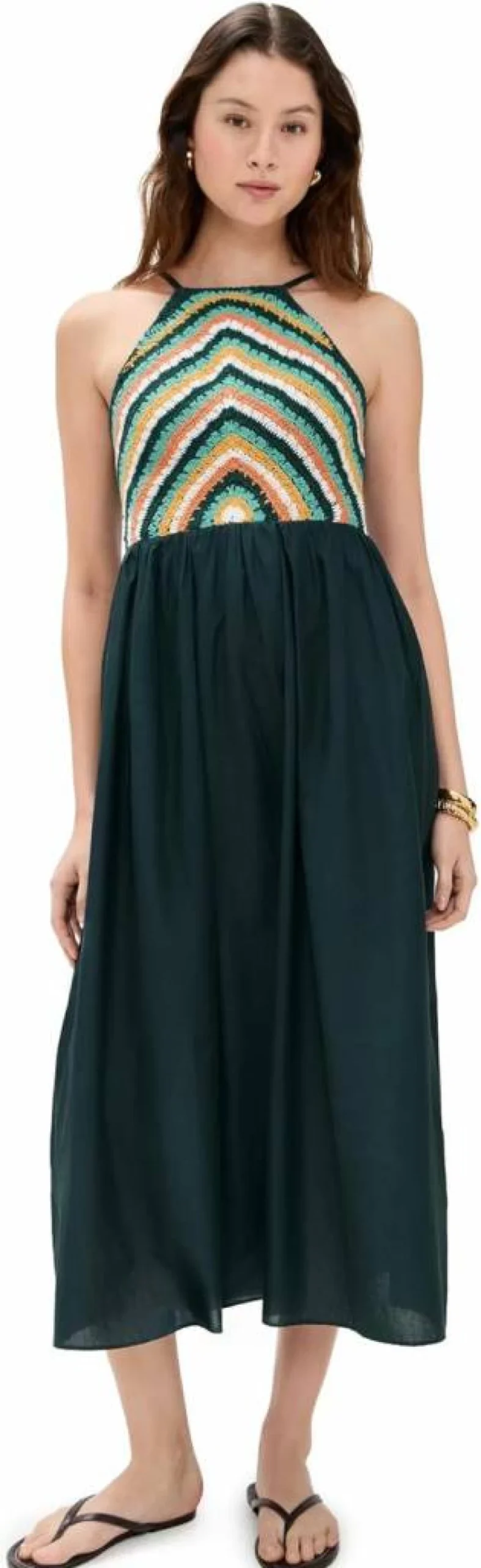 Playa Lucila Women's Crochet Halter Dress - Boho Beach Summer Dress