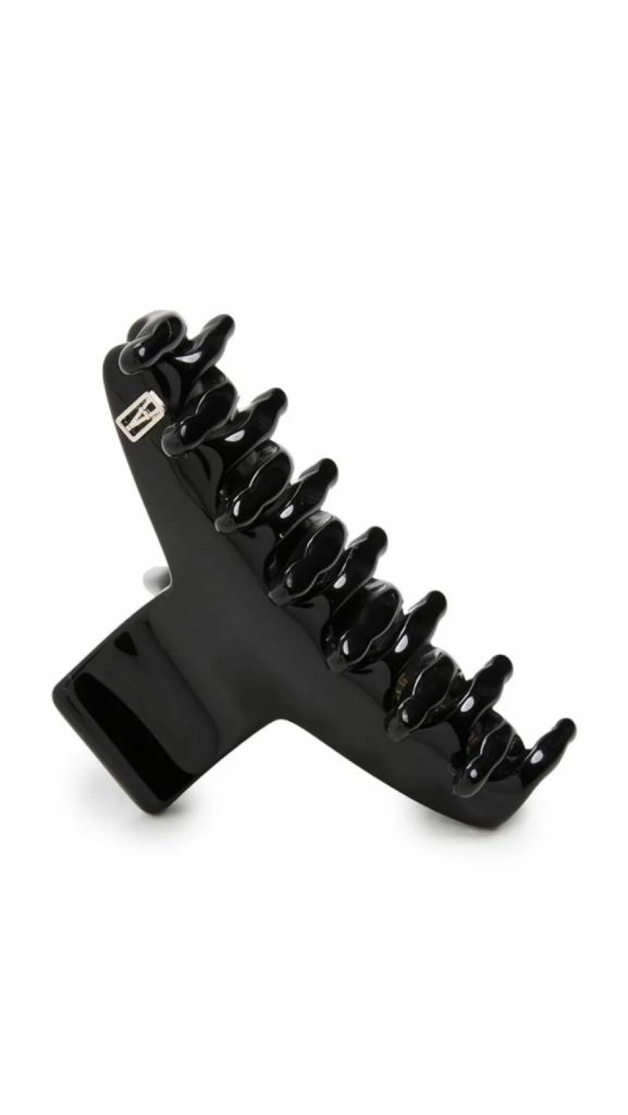 Alexandre de Paris Women's Black Jaw Hair Clip - Elegant French Hair Claw for Women, 1 Count