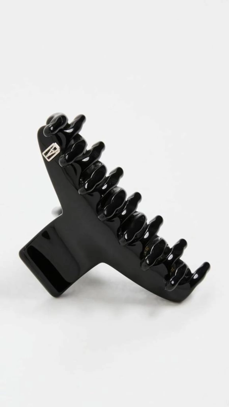 Alexandre de Paris Women's Black Jaw Hair Clip - Elegant French Hair Claw for Women, 1 Count