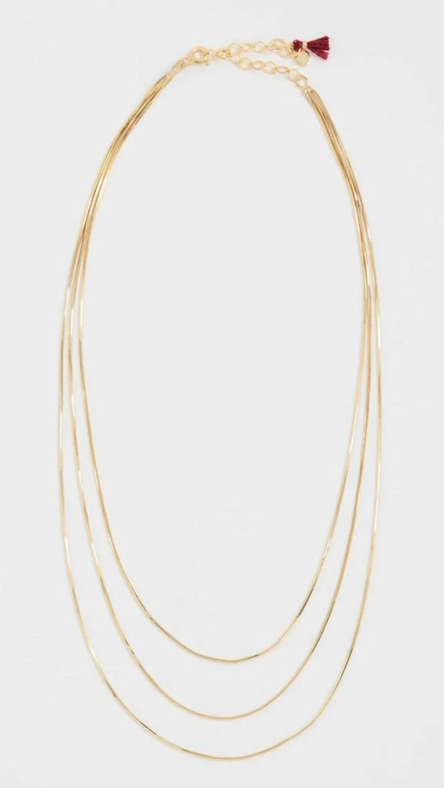 SHASHI Sonara Necklace for Women - Elegant Gold-Tone Layered Chain Jewelry
