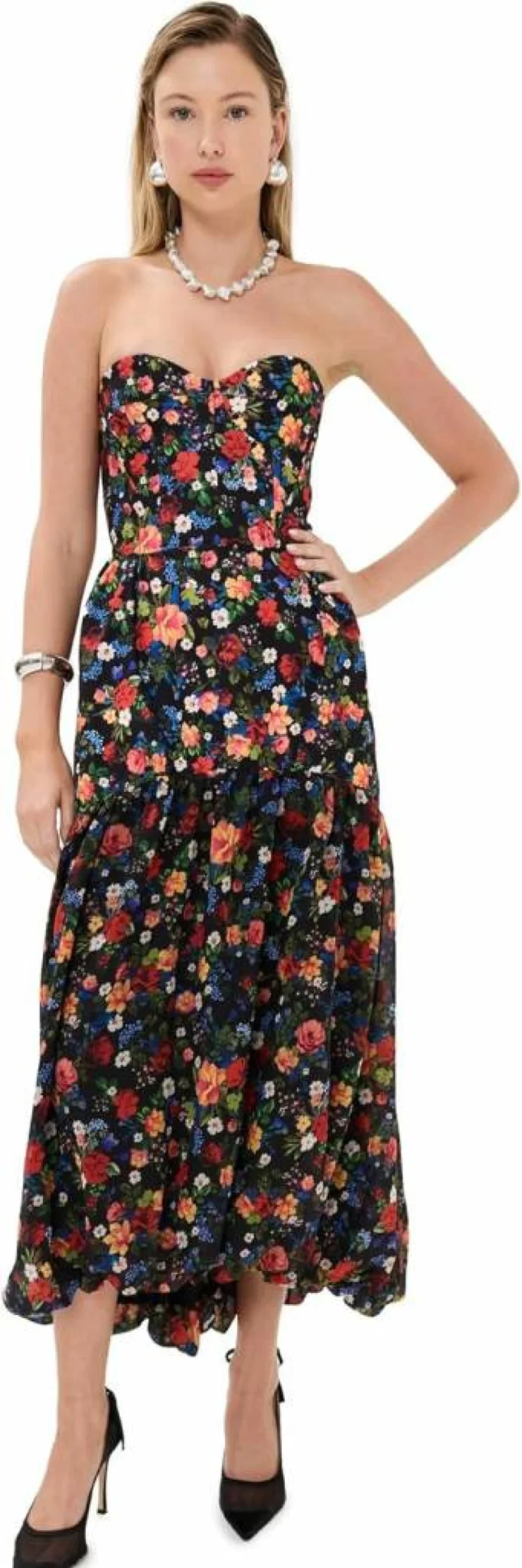 Kika Vargas Women's Glenn Black Garden Dress