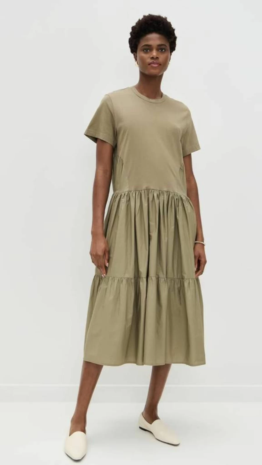 Merlette Women's Irene Dress - Elegant Flowy Midi Dress for Women