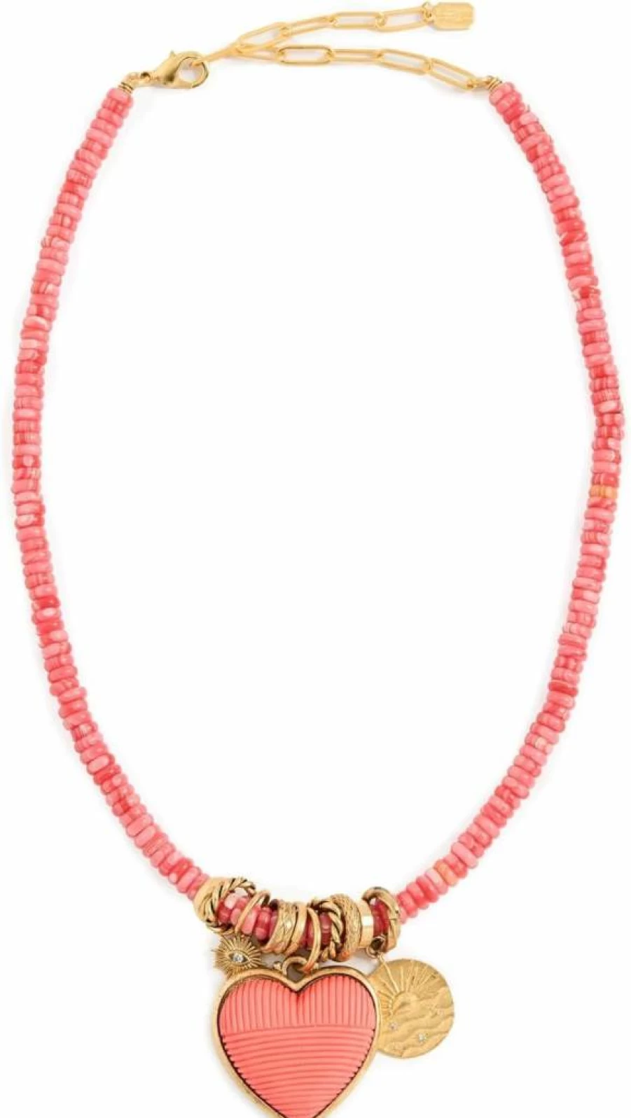 Elizabeth Cole Women's Felicity Necklace - Elegant Gold Pendant Necklace for Women