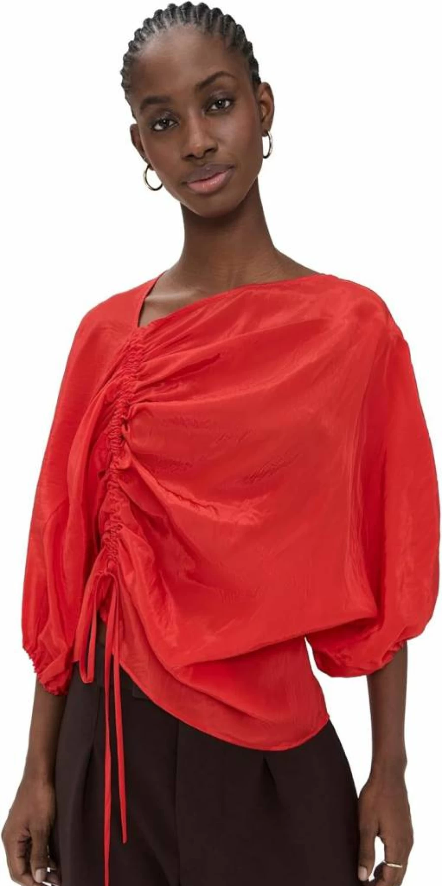 Lee Mathews Women's Kiki Blouse - Elegant Feminine Top for Casual & Dressy Outfits