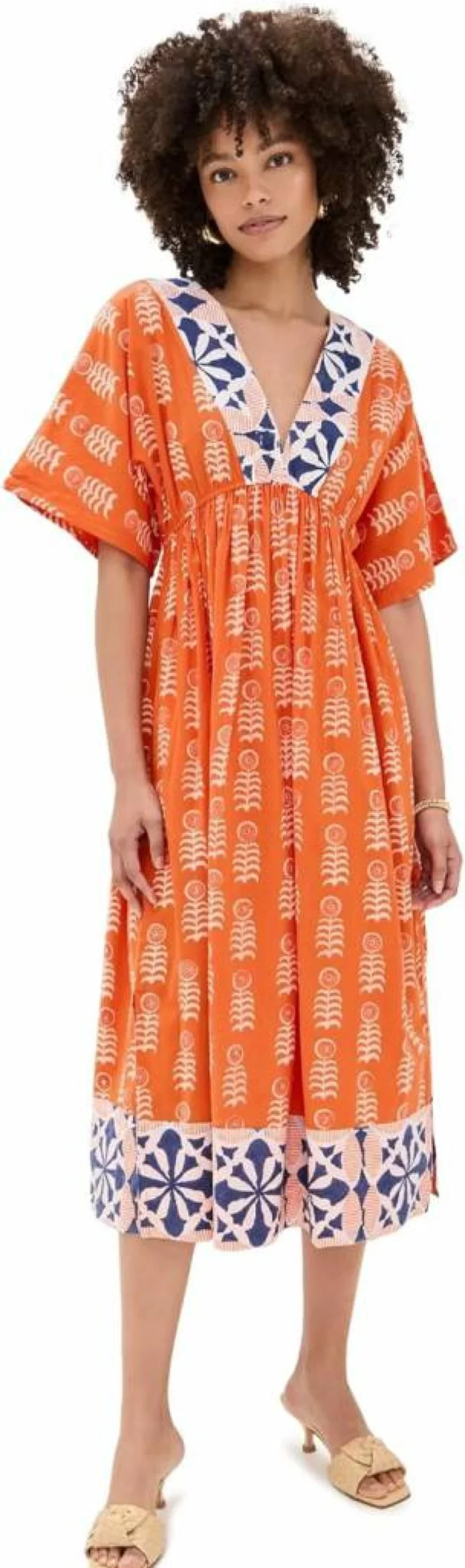 Marea Women's Milla Caftan - Elegant Boho Beach Cover-Up Dress