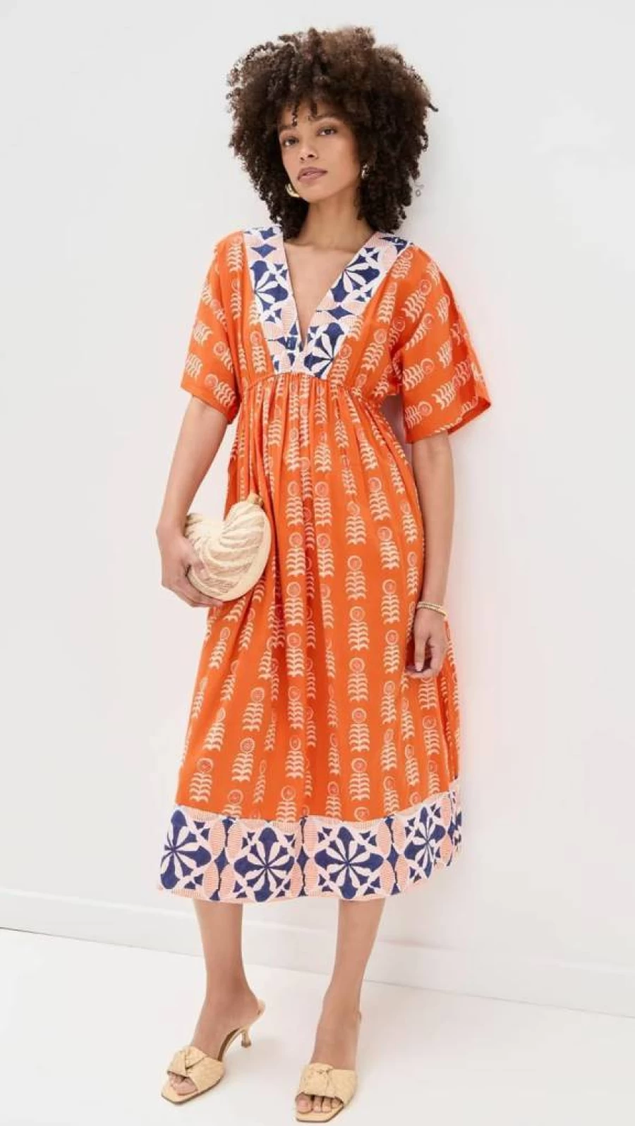 Marea Women's Milla Caftan - Elegant Boho Beach Cover-Up Dress