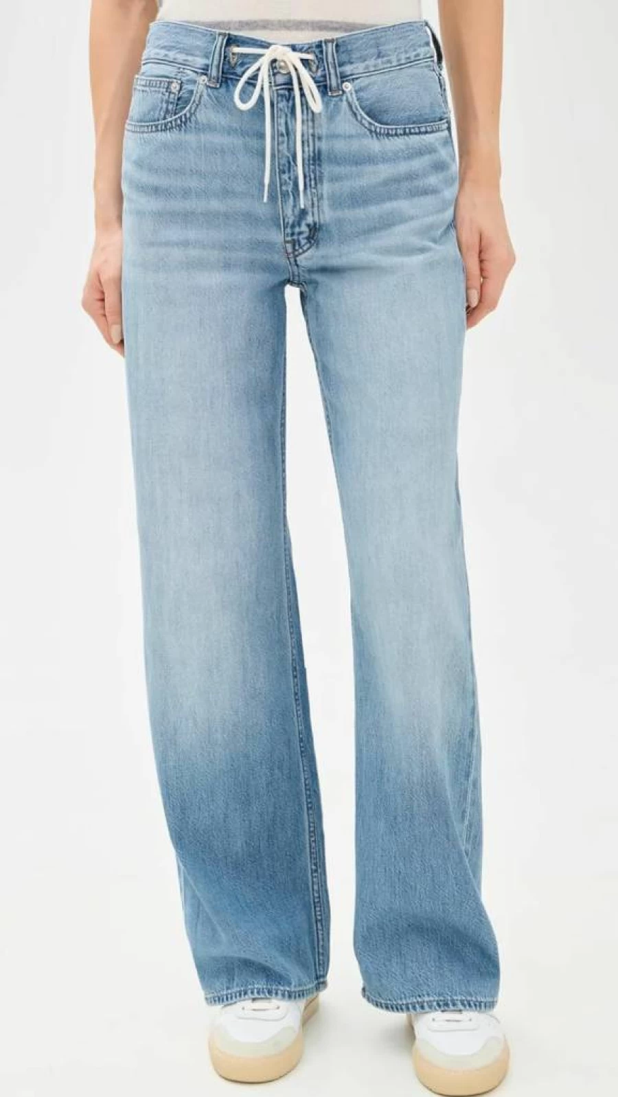Madewell Women's Vintage Canvas Low-Slung Baggy Jeans - Relaxed Fit High-Waisted Denim Pants