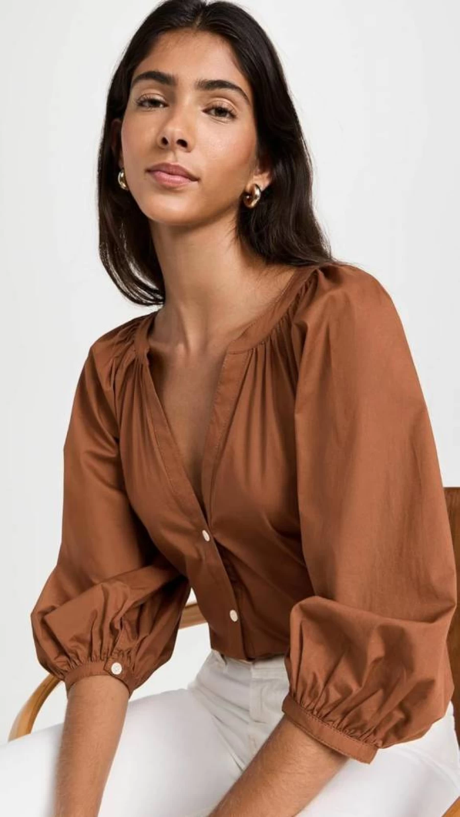 STAUD Women's Dill Top - Stylish Blouse for Women