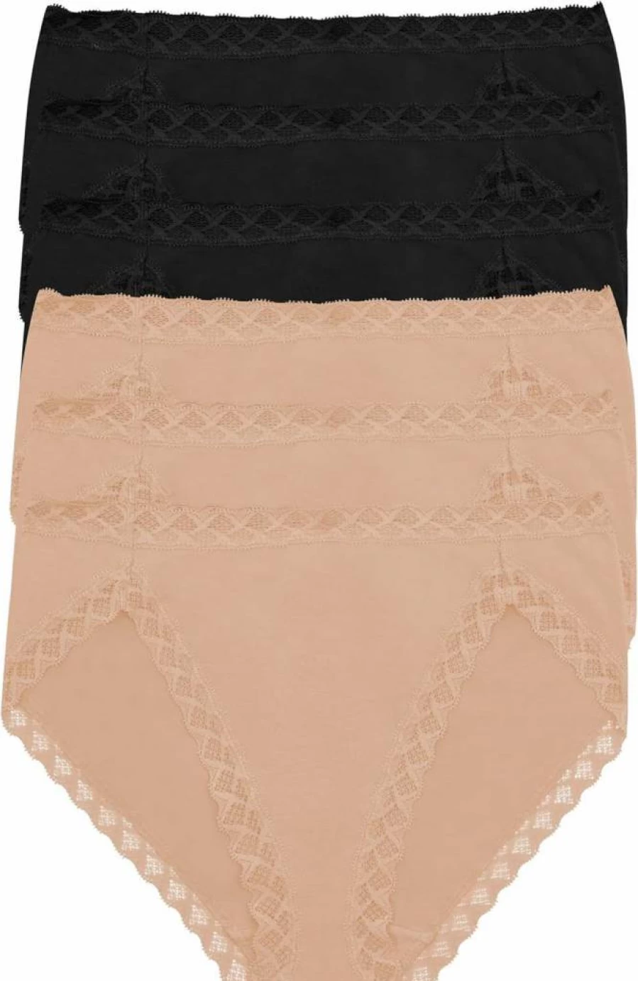 Natori Women's Bliss Perfection French Cut Panties 6-Pack | Soft Comfort Underwear | Multipack Briefs