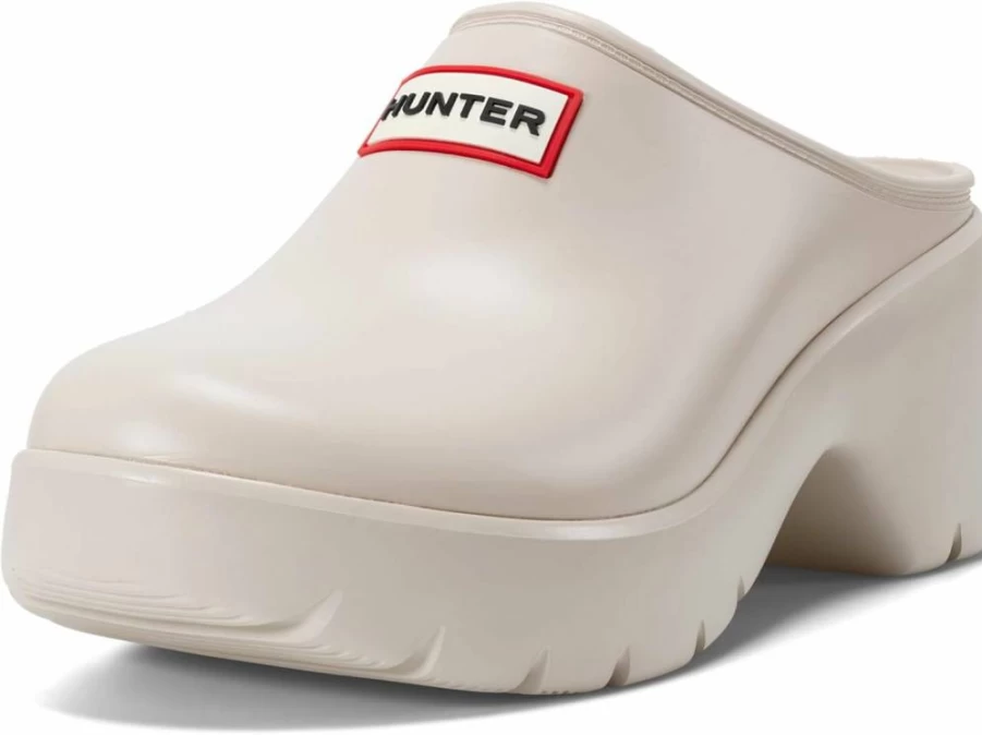 Hunter Women's Anika Heeled Sandal - Waterproof Leather Summer Shoes with Comfortable Wedge