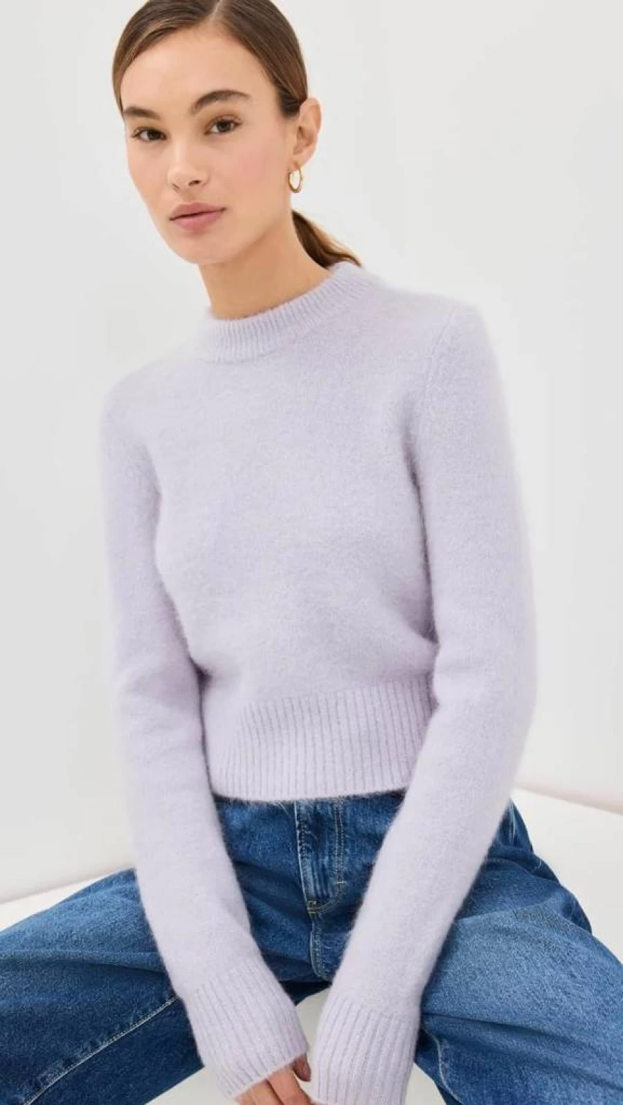 Pistola Denim Women's Sara Alpaca Wool Sweater - Soft Cozy Knit Pullover