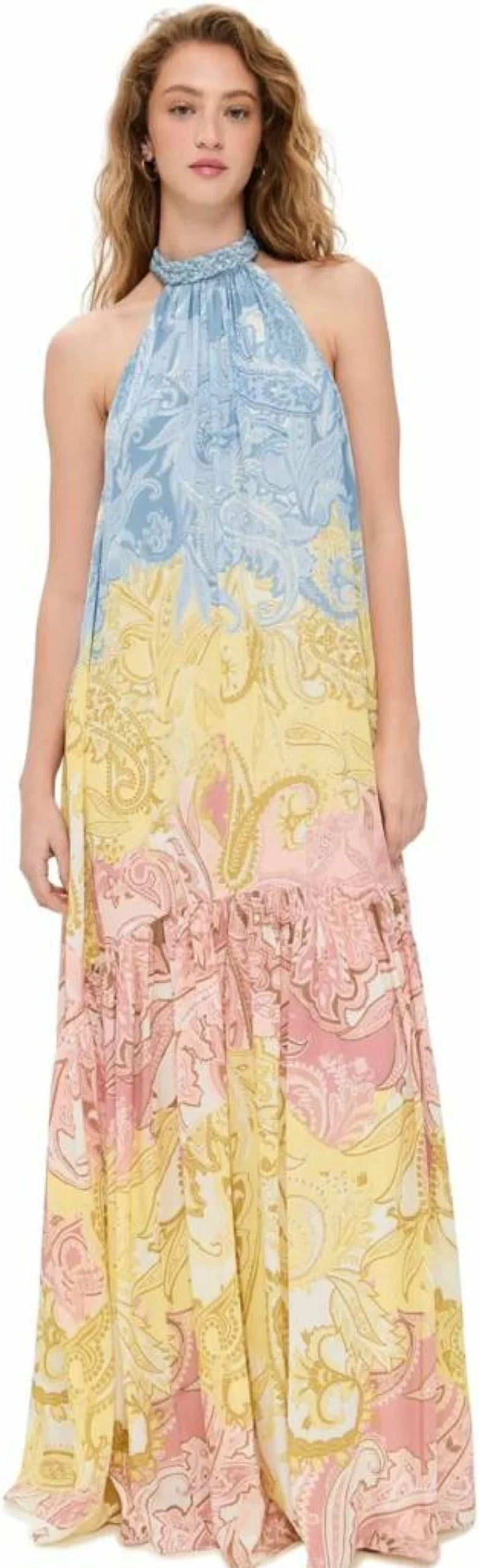 Hemant and Nandita Women's Elegant Long Dress - Stylish and Comfortable Formal Wear