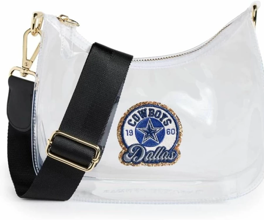 Stoney Clover Lane Dallas Cowboys Clear Crossbody Bag for Women - NFL Team Fashion Purse
